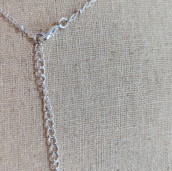 Festive Silver Necklace - Picture 3 of 6